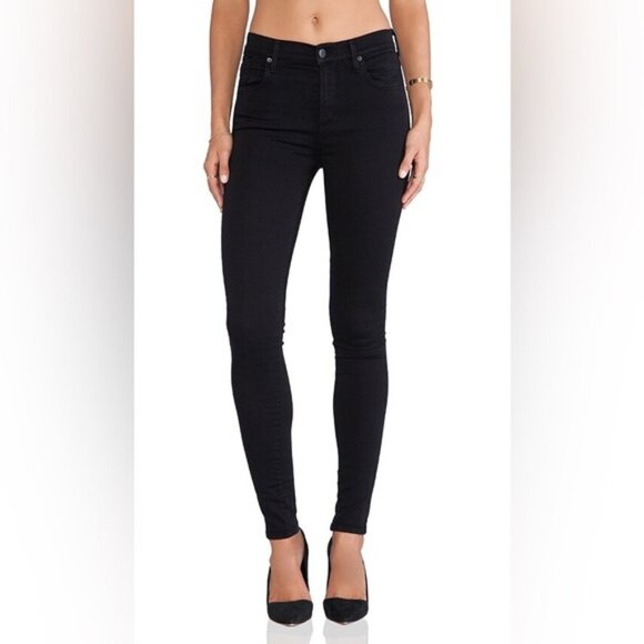 Citizens Of Humanity Denim - Citizens Of Humanity Sz 28 Black Classic Basic Skinny Denim Jeans